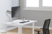 Picture of Neomounts DS70-450WH1 Monitor arm 17-42" - gas spring - Topfix - 180°-stop