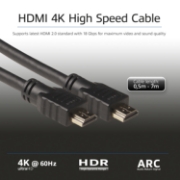 Picture of ACT 5 meters High Speed cable v2.0 HDMI-A male - HDMI-A male (AWG30)