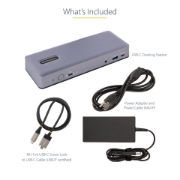 Picture of StarTech.com DK31C3MNCRUE laptop dock/port replicator Wired USB 3.2 Gen 2 (3.1 Gen 2) Type-C