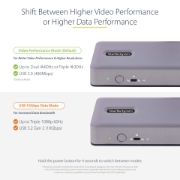 Picture of StarTech.com DK31C3MNCRUE laptop dock/port replicator Wired USB 3.2 Gen 2 (3.1 Gen 2) Type-C
