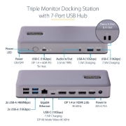 Picture of StarTech.com DK31C3MNCRUE laptop dock/port replicator Wired USB 3.2 Gen 2 (3.1 Gen 2) Type-C