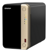 Picture of QNAP TS-264 NAS Tower Intel® Celeron® N5095 8 GB 0 TB QNAP QTS Black, Gold