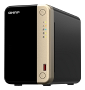Picture of QNAP TS-264 NAS Tower Intel® Celeron® N5095 8 GB 0 TB QNAP QTS Black, Gold