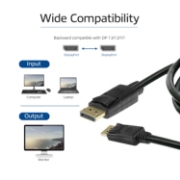 Picture of ACT 3 meters DisplayPort 1.4 cable 8K male - male