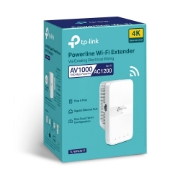 Picture of TP-Link TL-WPA7617 PowerLine network adapter 1200 Mbit/s Ethernet LAN Wi-Fi White 1 pc(s)