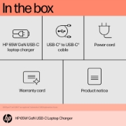 Picture of HP 65W GaN USB-C Laptop Charger