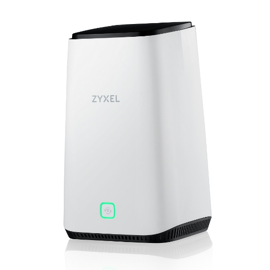 Picture of Zyxel FWA510 wireless router Multi-Gigabit Ethernet Tri-band (2.4 GHz / 5 GHz / 5 GHz) 5G Black, White