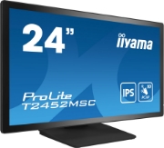 Picture of iiyama ProLite T2452MSC-B1 computer monitor 60.5 cm (23.8") 1920 x 1080 pixels Full HD LCD Touchscreen Multi-user Black