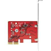 Picture of StarTech.com SATA PCIe Card - 4 Port PCIe SATA Expansion Card - 6Gbps - Low Profile Bracket - Stacked SATA Connectors - ASM1164 Non-Raid - PCI Express to SATA Converter