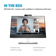 Picture of HP E24m G4 FHD USB-C Conferencing Monitor