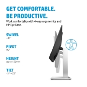 Picture of HP E24m G4 FHD USB-C Conferencing Monitor