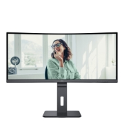 Picture of AOC CU34P3CV computer monitor 86.4 cm (34") 3440 x 1440 pixels UltraWide Quad HD LED Black