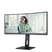 Picture of AOC CU34P3CV computer monitor 86.4 cm (34") 3440 x 1440 pixels UltraWide Quad HD LED Black