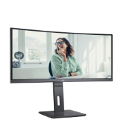 Picture of AOC CU34P3CV computer monitor 86.4 cm (34") 3440 x 1440 pixels UltraWide Quad HD LED Black
