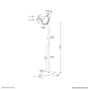 Picture of Neomounts FL15-625BL1 Tablet floor stand 7.9-11" - lockable - universal