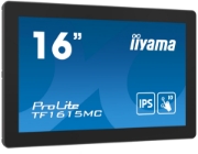 Picture of iiyama ProLite TF1615MC-B1 computer monitor 39.6 cm (15.6") 1920 x 1080 pixels Full HD Touchscreen Black