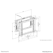 Picture of Neomounts WL95-800BL1 Videowall wall mount 42-70" - pop-out - max 35 kg