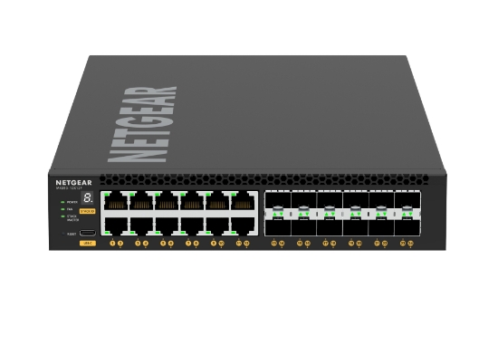 Picture of NETGEAR M4350-12X12F Managed L3 10G Ethernet (100/1000/10000) 1U Black