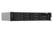 Picture of QNAP TS-864EU-RP-8G NAS/storage server Rack (2U) Intel® Celeron® N5095 8 GB DDR4 0 TB QNAP Turbo System Black