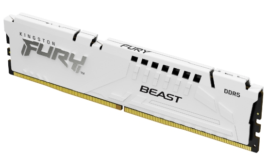 Picture of Kingston Technology FURY Beast 16GB 5200MT/s DDR5 CL36 DIMM White EXPO