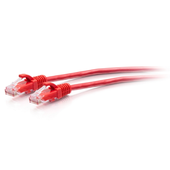 Picture of C2G 4.5m Cat6a Snagless Unshielded (UTP) Slim Ethernet Patch Cable - Red