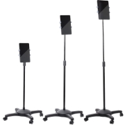 Picture of StarTech.com Mobile Tablet Stand with Lockable Wheels - Height Adjustable Cart - Universal Rolling Floor Stand for Tablets from 7 to 11 inch, Portable Tablet Stand w/ Detachable Tablet Holder