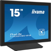 Picture of iiyama ProLite T1532MSC-B1S computer monitor 38.1 cm (15") 1024 x 768 pixels XGA LCD Touchscreen Black