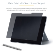 Picture of StarTech.com 13.5-inch Surface Laptop / Surface Book Privacy Screen, Anti-Glare Privacy Filter with 51% Blue Light Reduction, Monitor Screen Protector with +/- 30 deg. Viewing Angle, Matte Finish