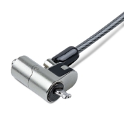 Picture of StarTech.com Nano Laptop Cable Lock, 6ft (2m), Anti-Theft Keyed Lock, Security Cable Locks Nano Slot Notebooks, For EliteBook/LenovoX1/2-1 Laptops, Cut-Resistant, Steel Cable Lock For Laptop