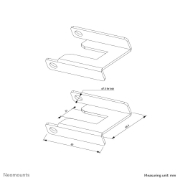 Picture of Neomounts ABL-875 Wheel lock for trolleys