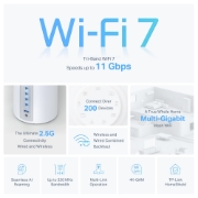 Picture of TP-Link Deco BE65 Tri-band (2.4 GHz / 5 GHz / 6 GHz) Wi-Fi 7 (802.11be) White 4 Internal