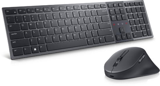 Picture of DELL KM900 keyboard Mouse included Office RF Wireless + Bluetooth QWERTY US International Graphite