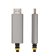 Picture of StarTech.com 3ft (1m) USB-C to HDMI Adapter Cable, 8K 60Hz, 4K 144Hz, HDR10, USB Type-C to HDMI 2.1 Video Converter Cable, USB-C DP Alt Mode/USB4/Thunderbolt 3/4 Compatible - USB-C Laptop to HDMI Monitor