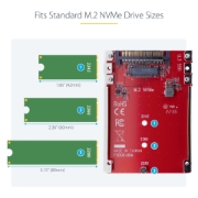 Picture of StarTech.com 1M25-U3-M2-ADAPTER interface cards/adapter Internal M.2