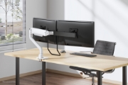 Picture of Neomounts DS75S-950WH2 Monitor arm 17-32" - gas spring - Topfix - 180°-stop