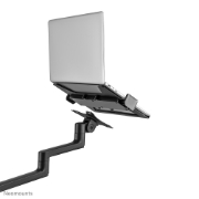 Picture of Neomounts DS20-425BL2 Monitor arm with laptop holder 17-27" - space saving