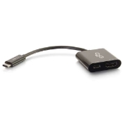 Picture of C2G USB C to HDMI Audio/Video Adapter w/ Power Delivery - USB Type C to HDMI Black