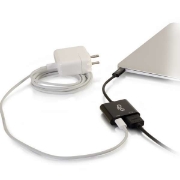 Picture of C2G USB C to HDMI Audio/Video Adapter w/ Power Delivery - USB Type C to HDMI Black