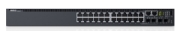 Picture of DELL PowerConnect S3124 Managed L2/L3 Gigabit Ethernet (10/100/1000) 1U Black