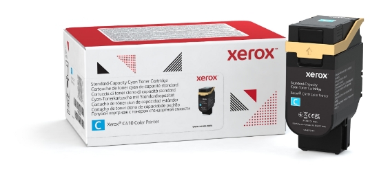 Picture of Xerox Genuine ® C410 Color Printer​/​VersaLink® C415 Color Multifunction Printer Cyan Standard capacity Toner Cartridge (2000 Pages) - 006R04678