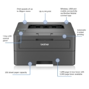 Picture of Brother HL-L2445DW wireless laser printer