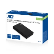 Picture of ACT 2.5" SATA hard drive enclosure, screwless, USB 3.2 Gen1