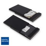 Picture of ACT 2.5" SATA hard drive enclosure, screwless, USB 3.2 Gen1
