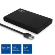 Picture of ACT 2.5" SATA hard drive enclosure, screwless, USB 3.2 Gen1