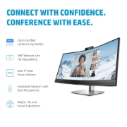 Picture of HP E34m G4 WQHD Curved USB-C Conferencing Monitor