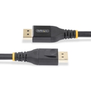 Picture of StarTech.com 25ft (7m) VESA-Certified Active DisplayPort 1.4 Cable, DP8K DisplayPort Cable w/HBR3, HDR10, MST, DSC 1.2, HDCP 2.2, 8K 60Hz, 4K 120Hz - DP 1.4 Cable M/M