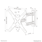 Picture of Neomounts WL40S-850BL14 TV mount wall 32-65" - full motion - fast installation