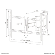 Picture of Neomounts WL40-550BL16 TV mount wall 40-65" - full motion - easy install