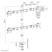 Picture of Neomounts FPMA-D550D4BLACK Monitor arm 13-32"