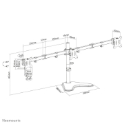 Picture of Neomounts FPMA-D550DD3BLACK Monitor stand 13-27"